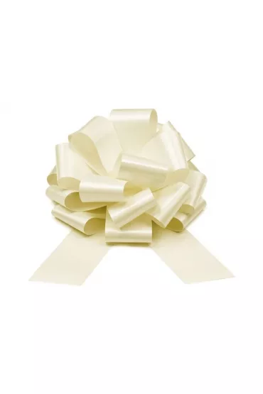 PartyDeco Kokarda dekoracyjna DIY z�amana biel 30cm