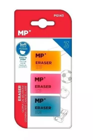 Mp Main Paper Gumka do �cierania super mi�kka 3 szt.