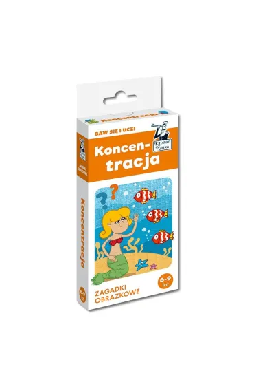 Kapitan Nauka. Koncentracja. Zagadki obrazkowe 6-9 lat - Magdalena Trepczy�ska