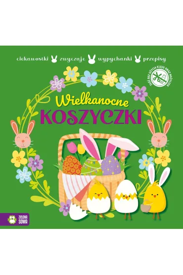 Wypychanka papierowa 29x29 cm Wielkanocne Koszyczki Wielkanoc ZIELONA SOWA 996739