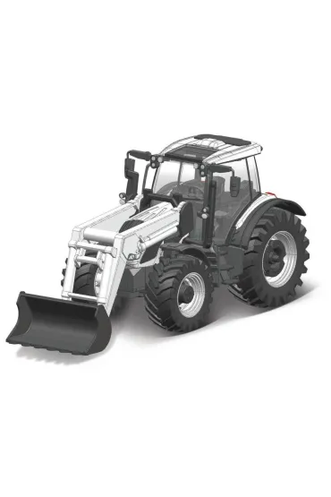 Bburago Model Traktor Valtra N174 �adowacz czo�owy 31638