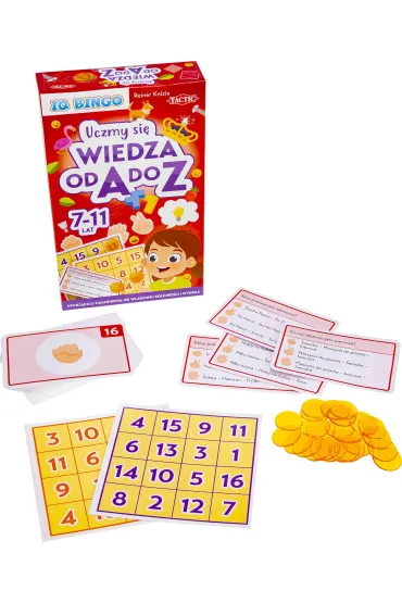 Gra Uczmy si� Wiedza od A do Z IQ Bingo Tactic