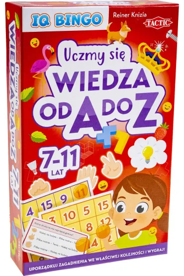 Gra Uczmy si� Wiedza od A do Z IQ Bingo Tactic