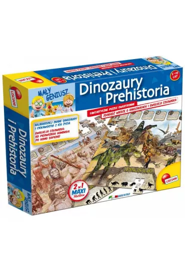 Puzzle 108 el. Dinozaury i prehistoria Lisciani