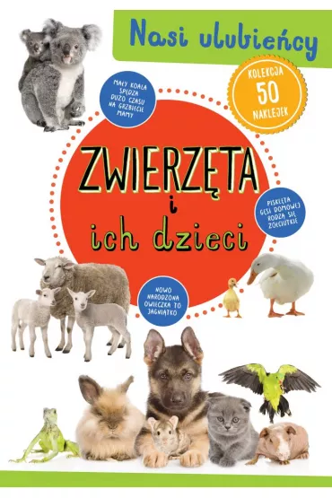 Kolekcja 50 naklejek. Zwierz�ta i ich dzieci
