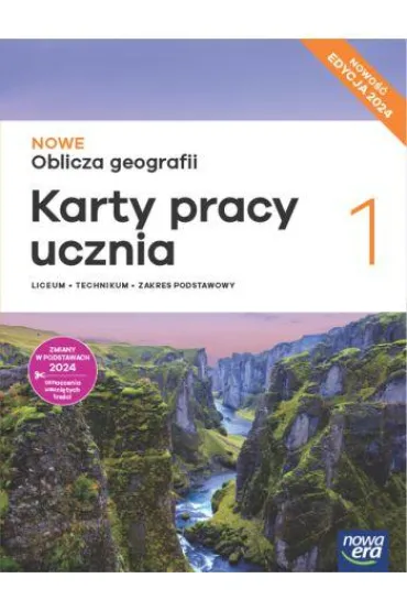 Pakiet NOWE Oblicza geografii 1. Podr�cznik i karty pracy ucznia. Liceum i technikum. Zakres podstawowy. Edycja 2024 - Katarzyna Maci��ek, Marek Wi�ckowski, Roman Malarz