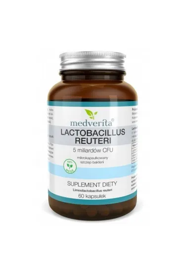 Medverita Lactobacillus reuteri suplement diety 60 kaps.