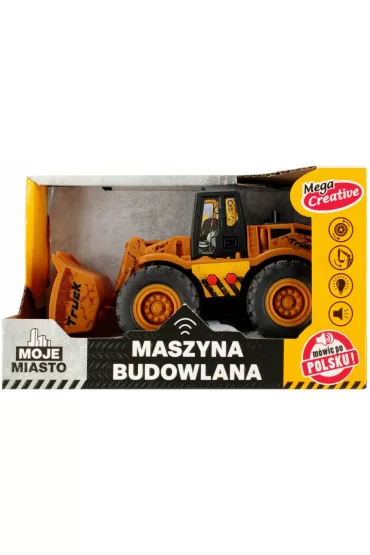Maszyna budowlana Spychacz Moje Miasto MEGA CREATIVE 520398