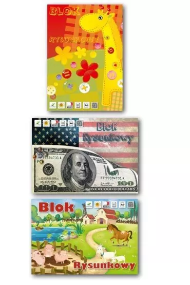 Lucrum Games Blok rysunkowy A4 20 kartek 20 szt.