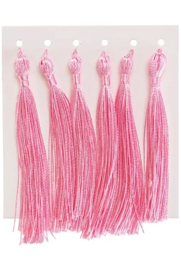 Brewis Fr�dzelki chwosty ozdobne r�owe 8cm