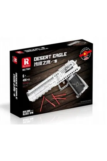 Klocki konstrukcyjne - Desert Eagle, 408 el. (77001)