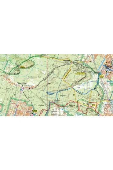 Puszcza Kampinoska laminowana mapa turystyczna 1:40 000