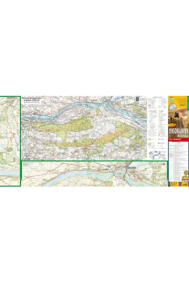Puszcza Kampinoska laminowana mapa turystyczna 1:40 000