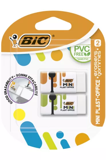 Bic Gumka Mini Plast-Office 2 szt.
