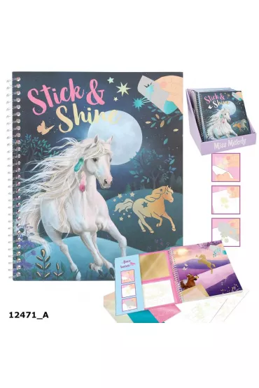 Kolorowanka Stick and Shine Miss Melody 12471A