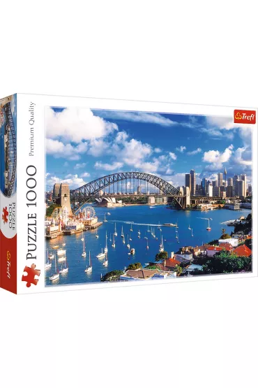 Puzzle 1000 el. Port Jackson, Sydney Trefl