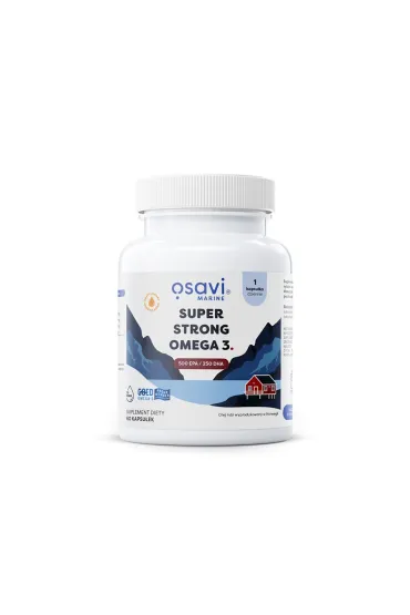 Osavi Omega-3 super strong Suplement diety 60 kaps.