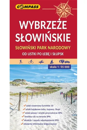 Mapa turystyczna Wybrze�e S�owi�skie 1:55 000