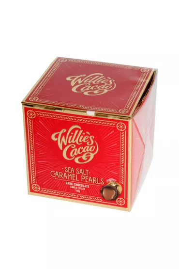 Willies Cacao Czekoladki Sea Salt Caramel Black Pearls 150 g