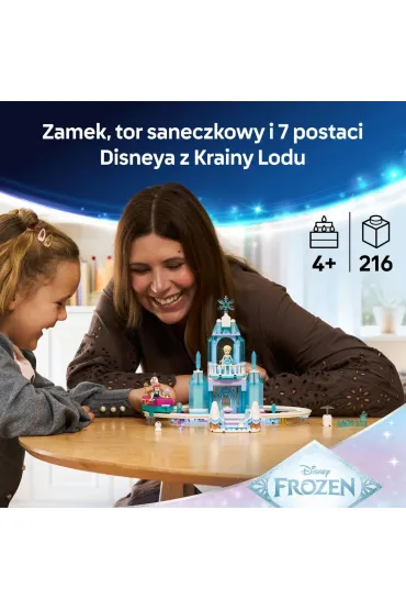 LEGO Disney Princess Lodowy zamek Elzy i �nie�na przeja�d�ka 43281