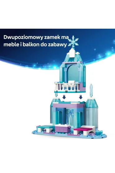 LEGO Disney Princess Lodowy zamek Elzy i �nie�na przeja�d�ka 43281