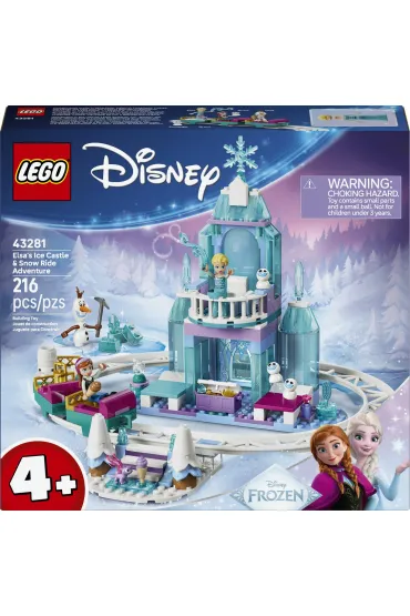 LEGO Disney Princess Lodowy zamek Elzy i �nie�na przeja�d�ka 43281