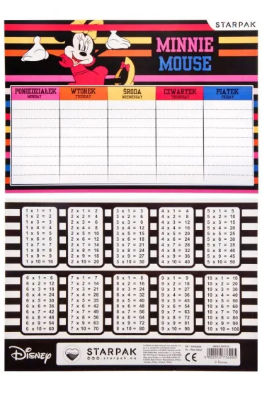 Starpak Plan lekcji Minnie 25 szt.