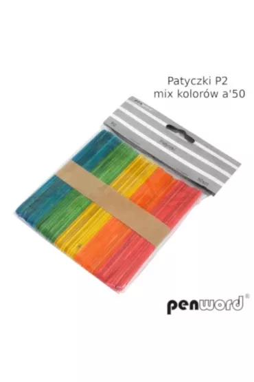 Polsirhurt Patyczki kolorowe 50 szt.