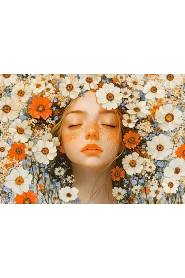 Puzzle 500 el. Spring Girl CASTORLAND  B-54183