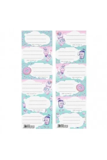 Starpak Naklejki na zeszyt Bubble Tea 25 szt.