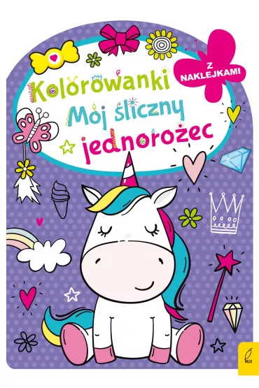 Kolorowanka z wykrojnikiem. M�j �liczny jednoro�ec