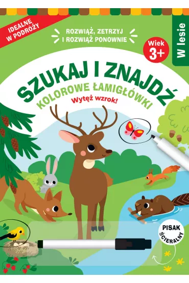 Szukaj i znajd�. Kolorowe �amig��wki. W lesie