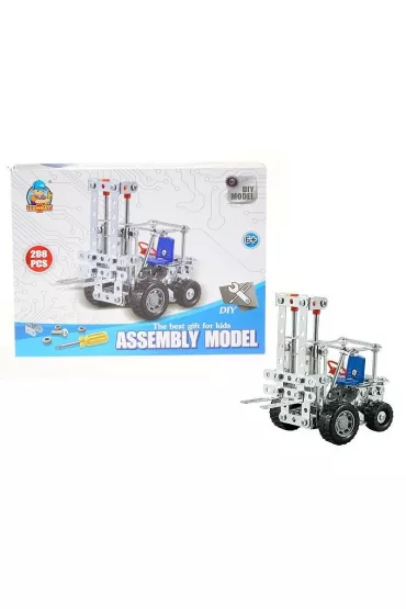 Klocki metalowe do skrcania 206el 24x18x5cm