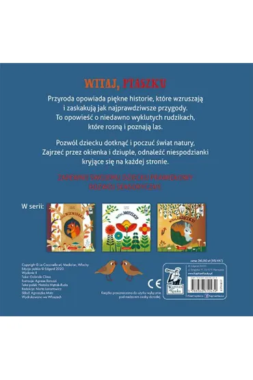 Witaj, ptaszku! Kapitan Nauka. Dotknij natury - Clima Gabriele