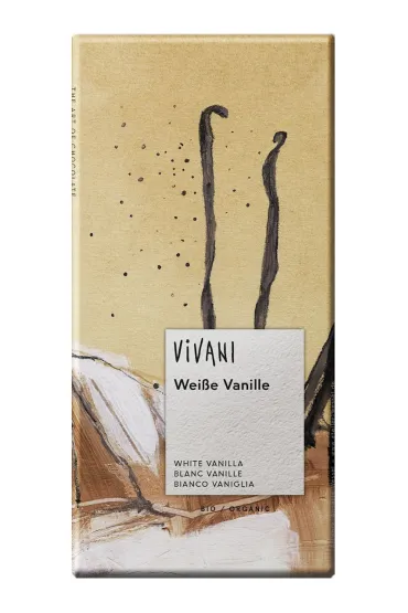 Vivani Czekolada bia�a z wanili� 100 g Bio
