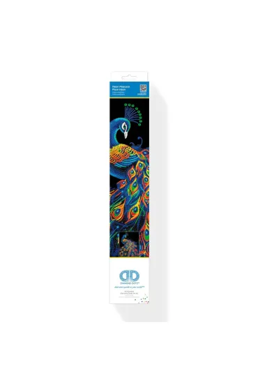 Diamond Dotz Haft diamentowy - Adults Flocked Neon Peacock 35.5x45.7cm