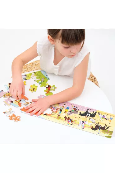 Puzzle panoramiczne 60 el. Stadnina Bright Junior Media