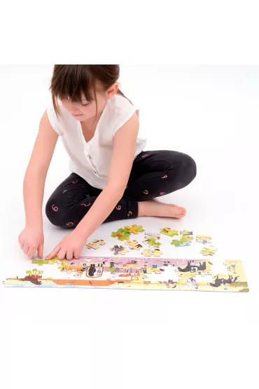 Puzzle panoramiczne 60 el. Stadnina Bright Junior Media