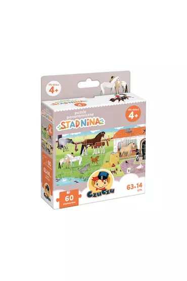 Puzzle panoramiczne 60 el. Stadnina Bright Junior Media