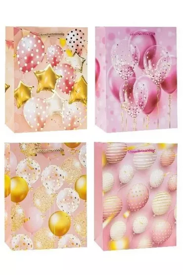 Rozette Torebka ozdobna 18x23x8 balony mix