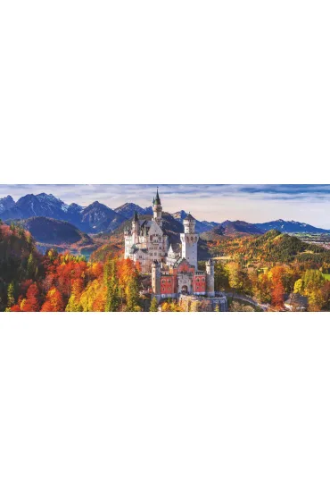 Puzzle 1000 el. panoramiczne Zamek Neuschwanstein Ravensburger