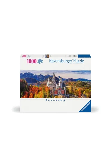 Puzzle 1000 el. panoramiczne Zamek Neuschwanstein Ravensburger