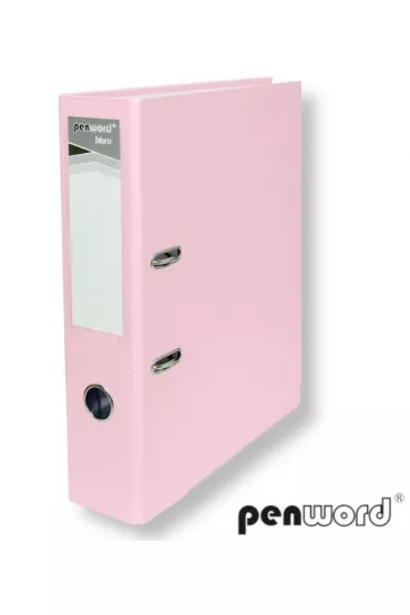Penword Segregator A4 z okuciem pastelowy r�owy 7.5 cm