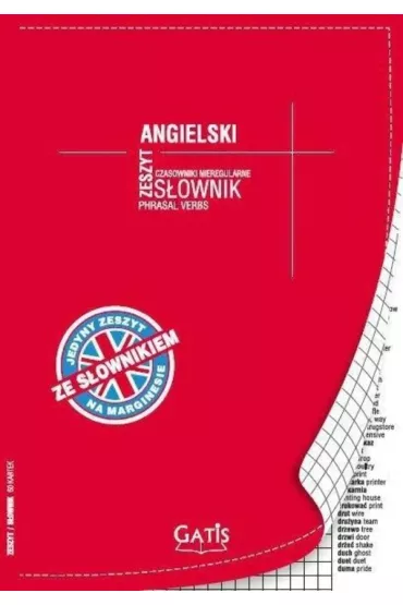 Gatis Zeszyt-s�ownik A5 Angielski kratka 60 kartek