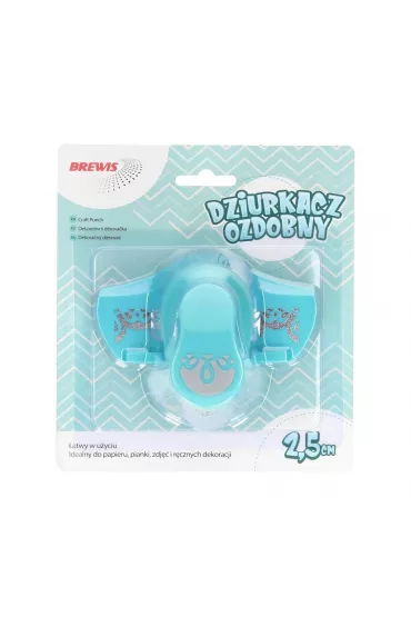 Brewis Dziurkacz ozdobny brzegowy - Falbanka 2,5cm