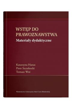 Wstęp do prawoznawstwa. Materiały dydaktyczne