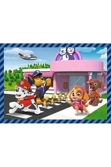 Puzzle 4w1 - Psie sprawy (35+48+54+70 el.) Trefl