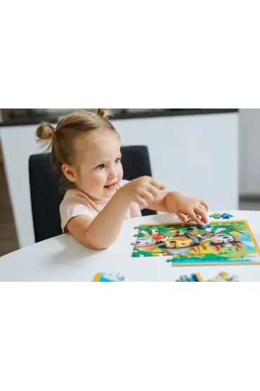 Puzzle 4w1 - Psie sprawy (35+48+54+70 el.) Trefl