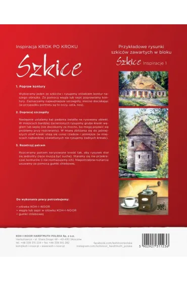 Koh-I-Noor Blok Szkice Inspiracje A4 110 g 20 kartek