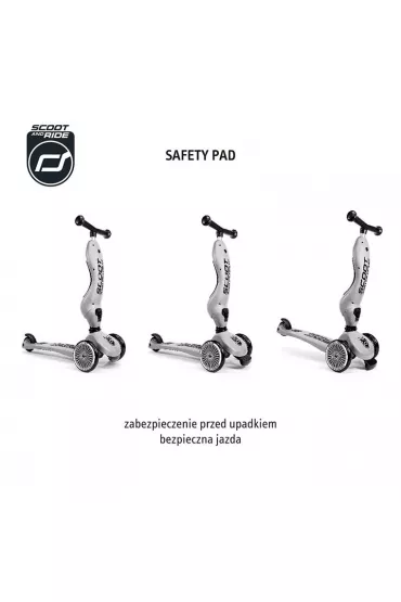 Highwaykick 1 2w1 Jedzik i hulajnoga trjkoowa 1-5 lat Peach Scootandride